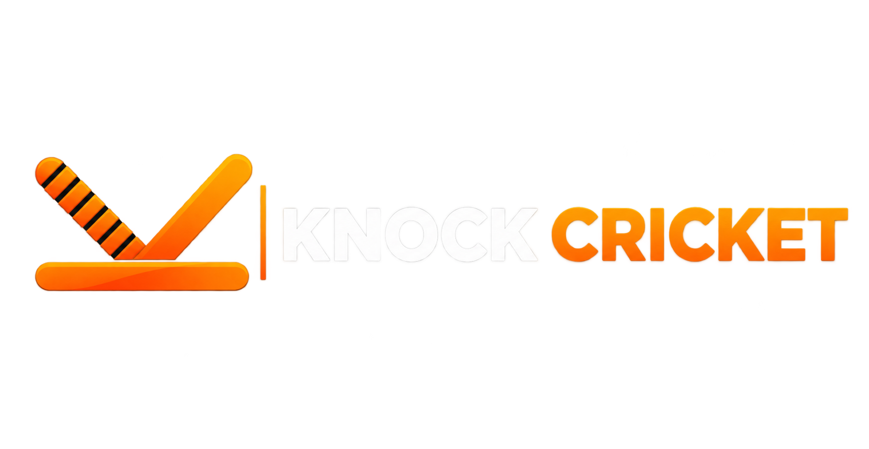 Knock Cricket Glossy Logo